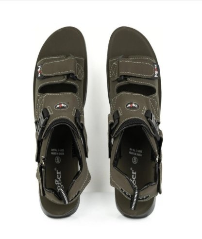 Jogger J5005 Gents Sandals, Green - Image 5