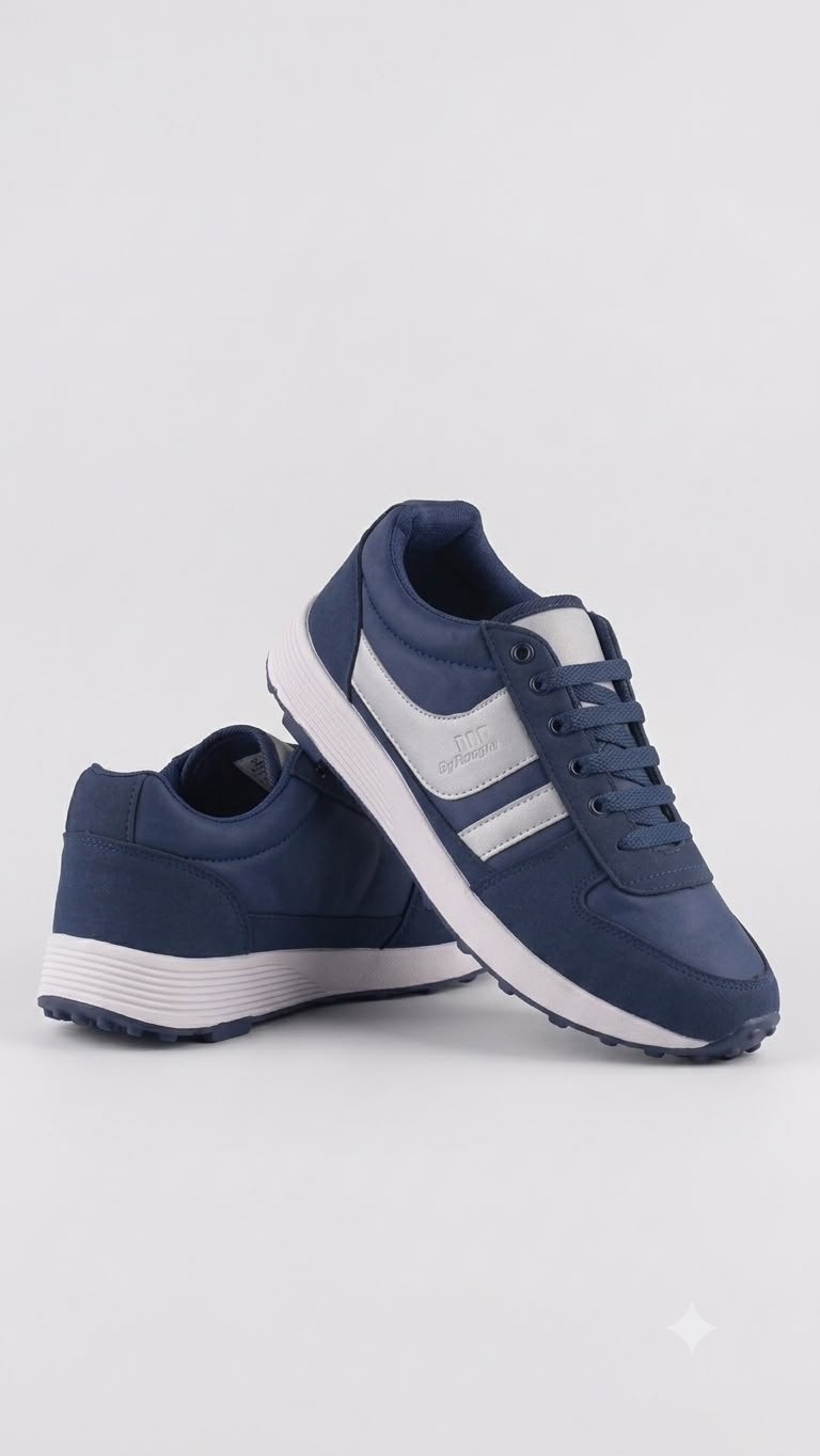 eeken by Paragon Men's Navy Blue Casual Sneakers - Image 3