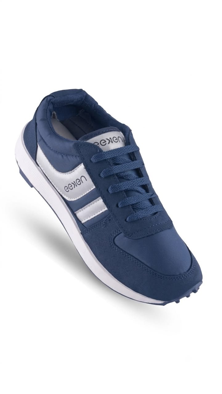 eeken by Paragon Men's Navy Blue Casual Sneakers